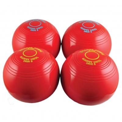 Biased Indoor Carpet Bowls Red