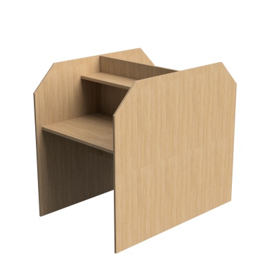 Universal Double Sided Study Carrel