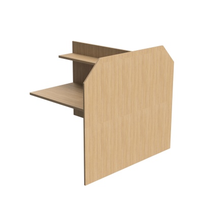 Universal Double Sided Study Carrel - Add On