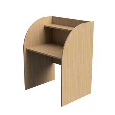 Universal ''Curve'' Study Carrel