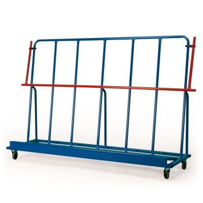 School Gym Inclined Vertical Mat Trolley