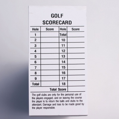 Set Of 1000 Scorecards