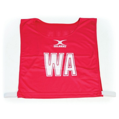 Gilbert Netball Bib Red