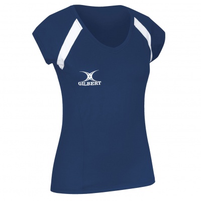 Gilbert Helix Netball Top - Blue