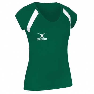 Gilbert Helix Netball Top - Green