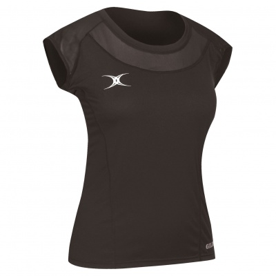 Gilbert Vixen Netball Top - Black