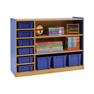 Milan 3 Level Multi Storage Unit - 9 Trays (3 Large & 6 Small)