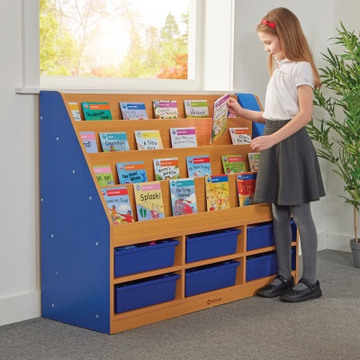 Milan Tiered Bookcase - 6 Small Trays