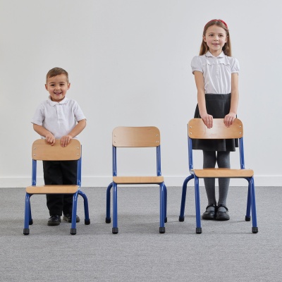 Milan Wood Seat Classroom Chair (Pack of 4)