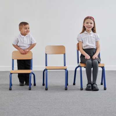 Milan Wood Seat Classroom Chair (Pack of 4)