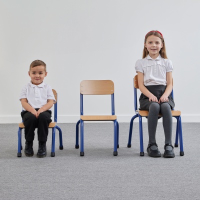 Milan Wood Seat Classroom Chair (Pack of 4)