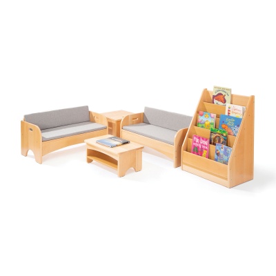 Zona Children's Library - Reading Sofa + Cushion