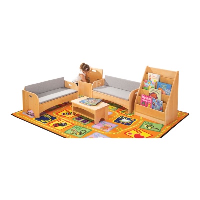 Zona Children's Library - Reading Sofa + Cushion