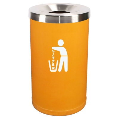 Micro Bin with Stainless Steel Lid 42 Litre