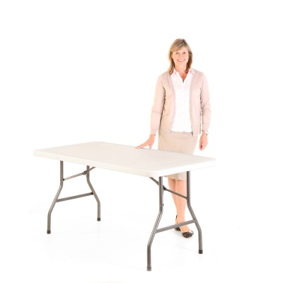 Basics Poly-Folding Rectangular Table