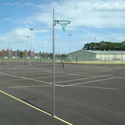 Socketed Netball Posts - 30cm Socket