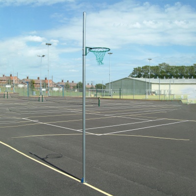 Socketed Netball Posts - 30cm Socket