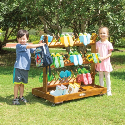 Outdoor Mobile Welly & Shoe Rack