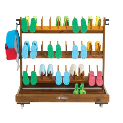 Outdoor Mobile Welly & Shoe Rack