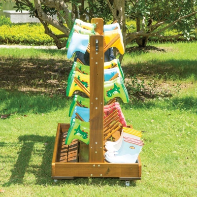 Outdoor Mobile Welly & Shoe Rack