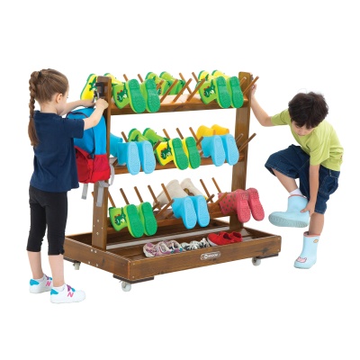 Outdoor Mobile Welly & Shoe Rack