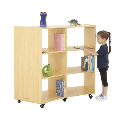 3 Shelf Curved Storage Unit