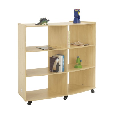 3 Shelf Curved Storage Unit