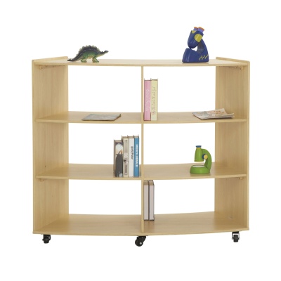 3 Shelf Curved Storage Unit