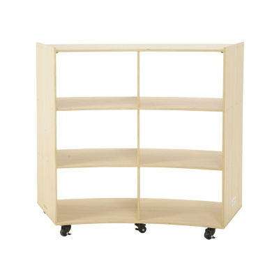 3 Shelf Curved Storage Unit