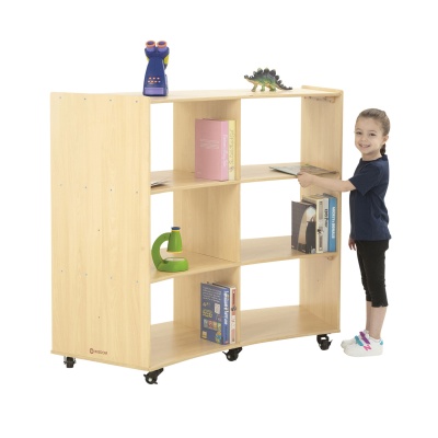 3 Shelf Curved Storage Unit