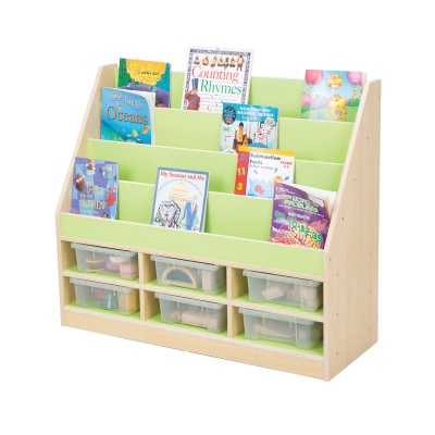 Pastel Book Storage Unit