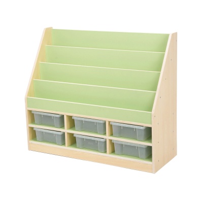 Pastel Book Storage Unit