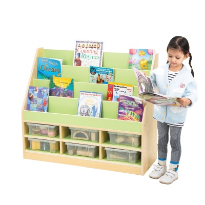 Pastel Book Storage Unit