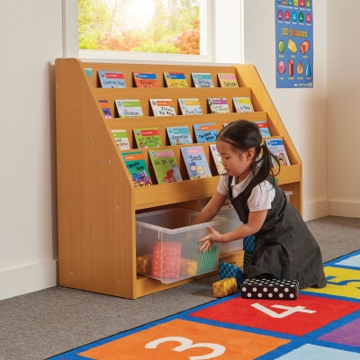 Milan Tiered Bookcase - 3 Large Trays