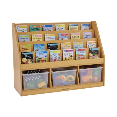 Milan Tiered Bookcase - 3 Large Trays