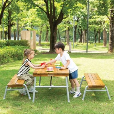 Children's Outdoor Table & Bench Set