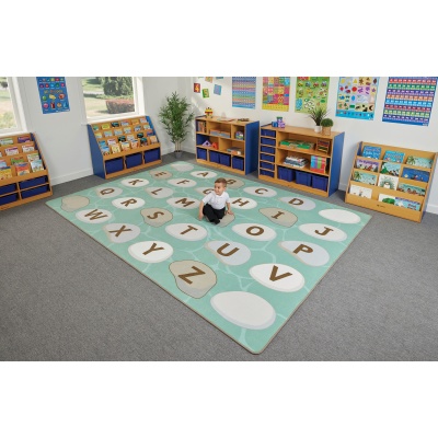 Alphabet Rocks Learning Rug