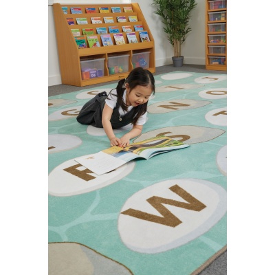 Alphabet Rocks Learning Rug