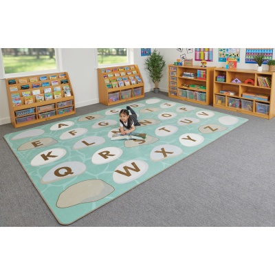 Alphabet Rocks Learning Rug