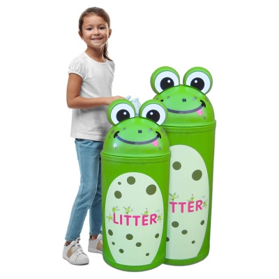 Frog School Litter Bin