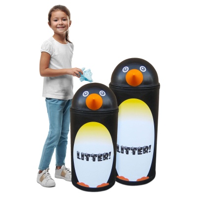 Penguin School Litter Bin