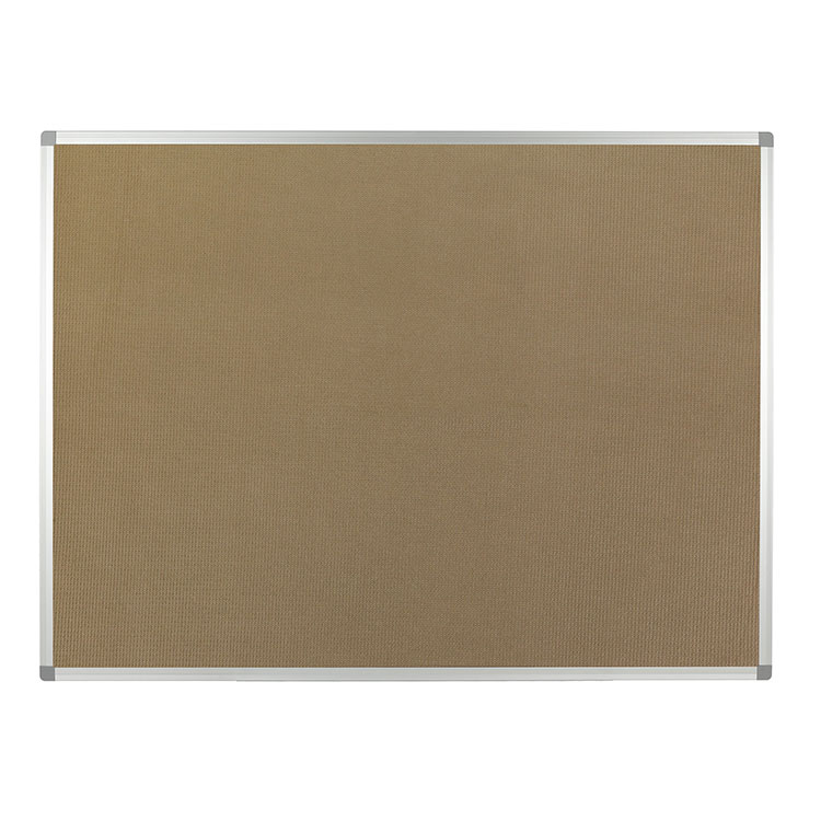 Aluminium Frame Corded Hessian School Noticeboard