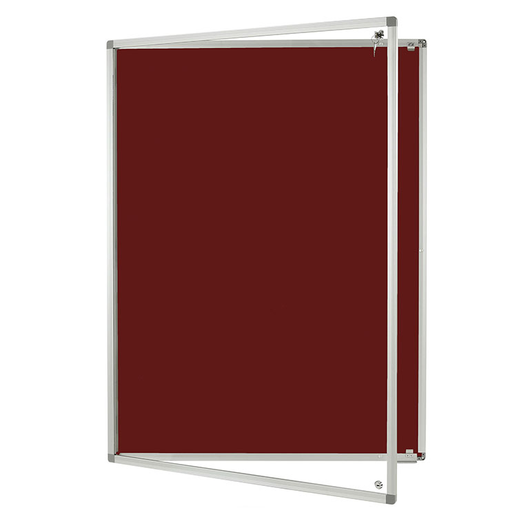 Lockable Premier Felt School Noticeboard