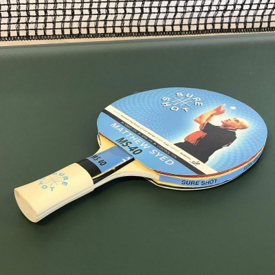 Sure Shot Matthew Syed 40 Table Tennis Bat