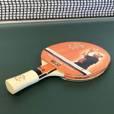 Sure Shot Matthew Syed 50 Table Tennis Bat