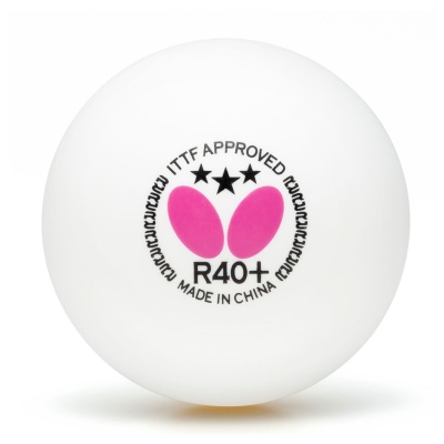 R40+ Three-Star Table Tennis Ball  Pack of 12