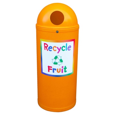 Slimline Classic Recycling Bin with Junior Style Graphics 52 Litre