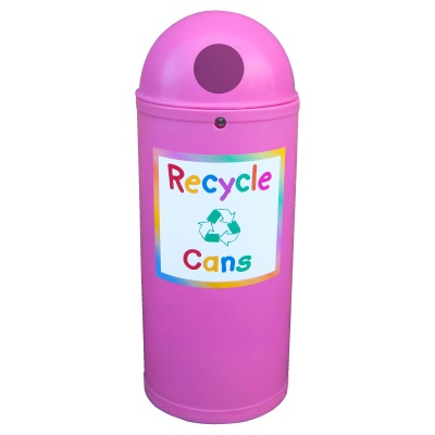 Slimline Classic Recycling Bin with Junior Style Graphics 52 Litre