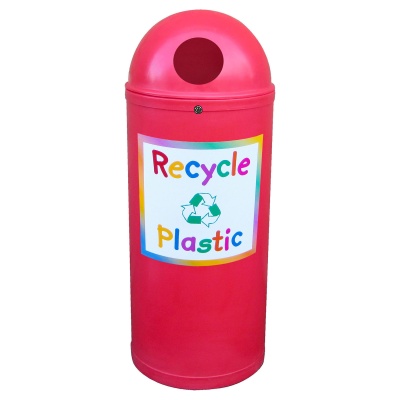 Slimline Classic Recycling Bin with Junior Style Graphics 52 Litre