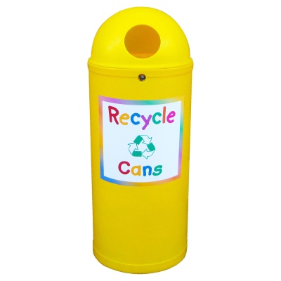 Slimline Classic Recycling Bin with Junior Style Graphics 52 Litre